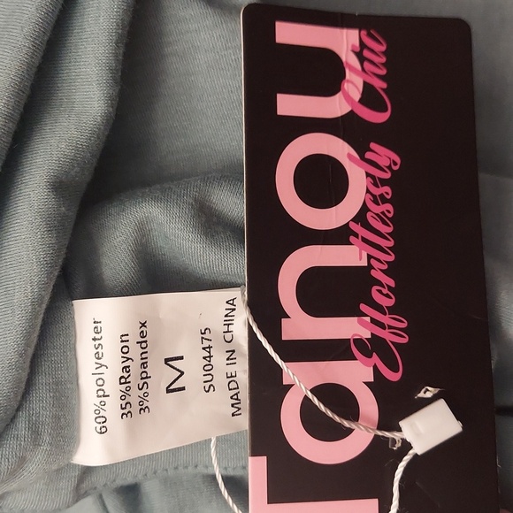 NEW TANOU Light Blue Summer Casual Sleeveless Romper - Picture 14 of 15